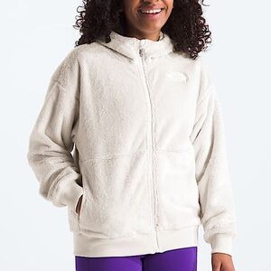 The North Face Woman’s Medium Cream Quarter Zip Fleece Hoodie Pullover